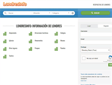 Tablet Screenshot of londresinfo.com